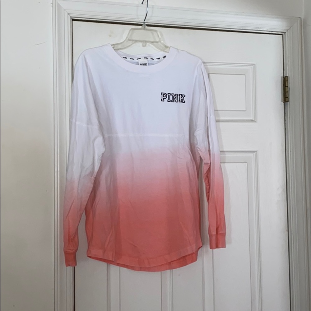 Pink long sleeved shirt